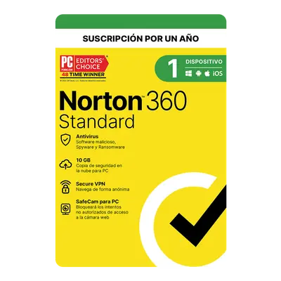 Norton 360 Standard 1 Dispositivo 1 Año