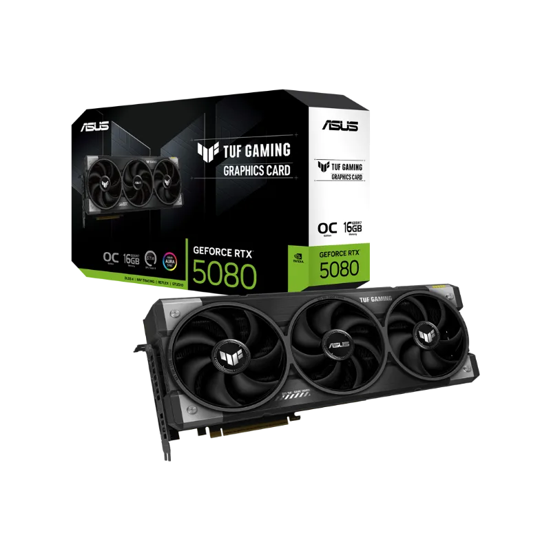 ASUS TUF Gaming GeForce RTX 5080 16GB GDDR7 OC Edition (NUEVA SELLADA 1 AÑO DE GARANTÍA)