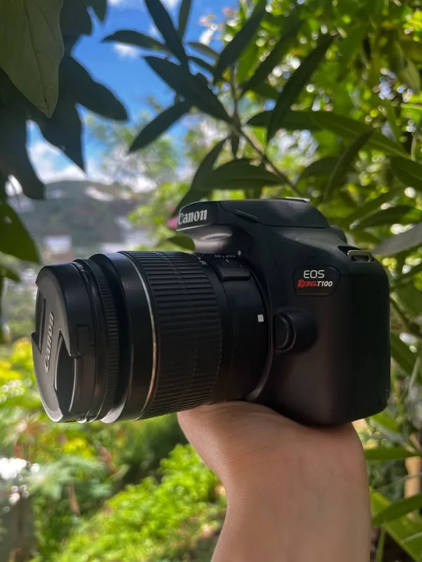 🔥 Canon EOS Rebel T100 + Lente 18-55mm | ¡Ideal para empezar en fotografía!