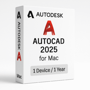 Autodesk AutoCAD 2025 para Mac (1 Dispositivo, 1 Año) | Licencia Original