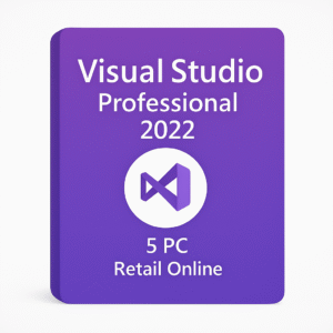 Visual Studio 2022 Professional 5PC [Retail Online]
